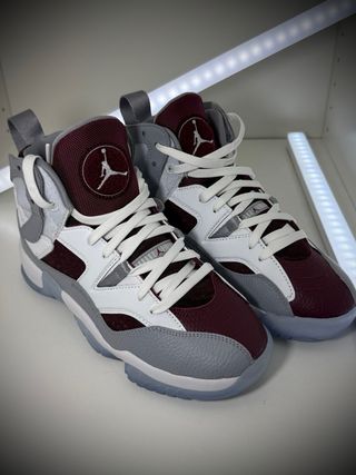 Nike Jumpman Two Trey GS – White /Cherrywood Red