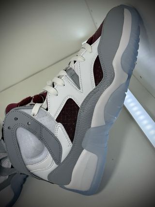 Nike Jumpman Two Trey GS – White /Cherrywood Red
