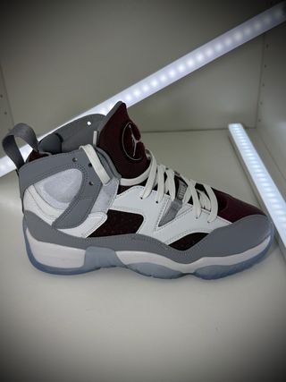 Nike Jumpman Two Trey GS – White /Cherrywood Red