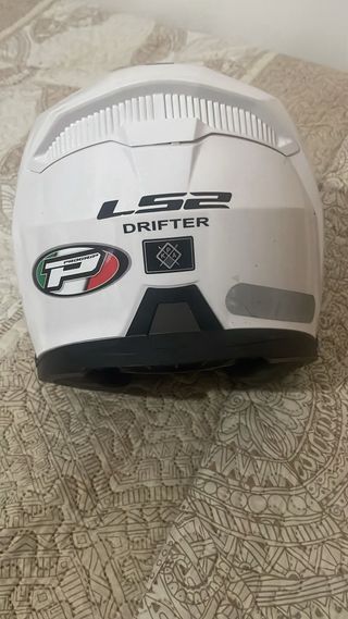 Casco Moto LS2 Blanco Diseño Moderno