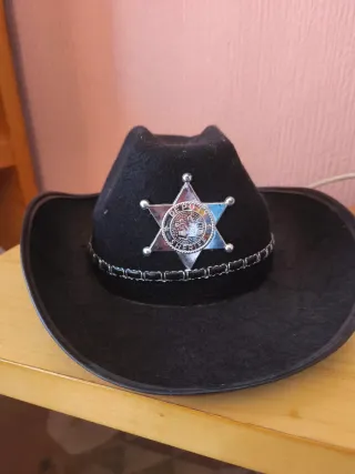 Sombrero de Sheriff con Insignia
