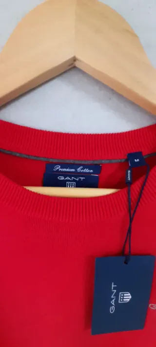 Jersey Gant Rojo Talla M Nuevo