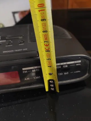 Radio Despertador Sony ICF-G270 Negro