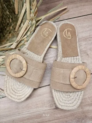Sandalias Claudia Beige