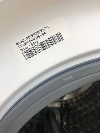 Lavadora y secadora Samsung 10+6.5 kg