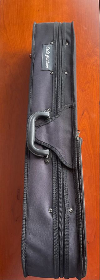 Violín 1/4 con funda, arco y almohadilla Kun(30€)