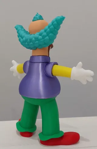 Figura Krusty el Payaso, los Simpson