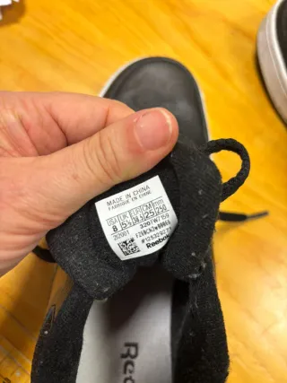 Reebok nere oro taglia 38,5