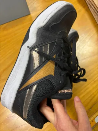 Reebok nere oro taglia 38,5