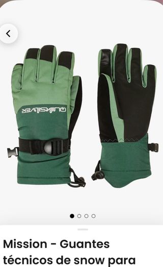 Guantes Quiksilver Snow Niño Talla M