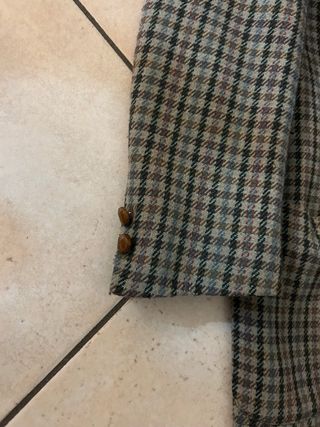 Blazer Vintage Benetton a quadri taglia L donna