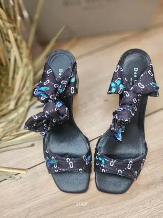 Sandalias foulard Dee Ocleppo