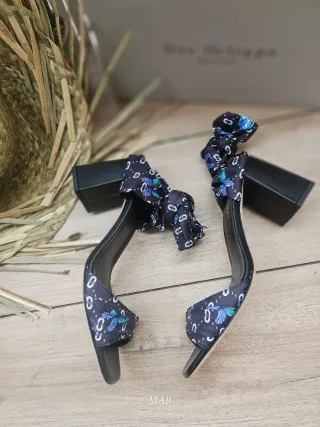 Sandalias foulard Dee Ocleppo
