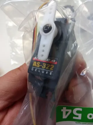 4 Servos AS-322 Deluxe para Modelismo