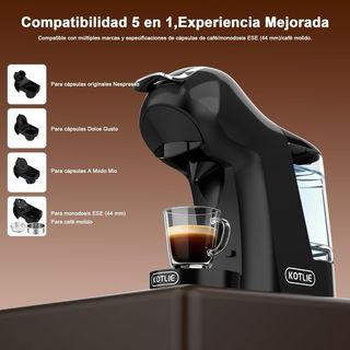 Nuevo! Cafetera 5 en 1, 19 bar nespresso dolce