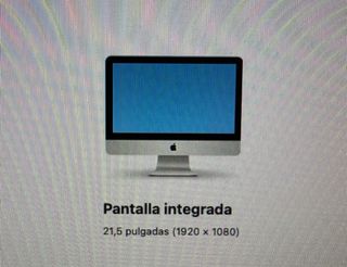 Apple iMac 21,5” Plata