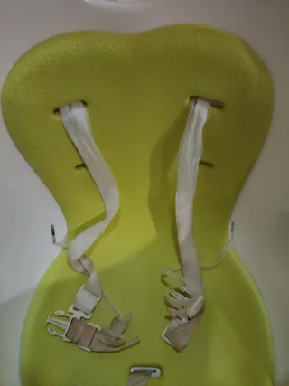 Trona infantil blanca y verde