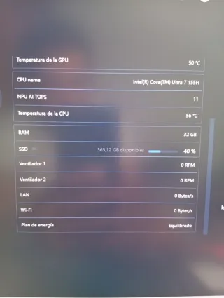 Vendo portátil MSI Stealth 16 AI Studio A1VFG‑042E