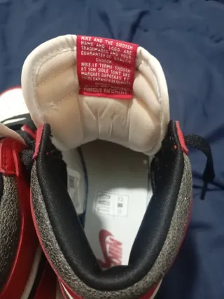 Jordan 1 Retro High OG Rojo/Blanco