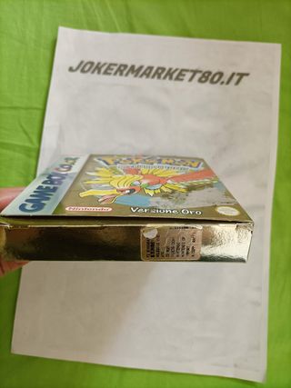 Pokemon Oro Game Boy Color ITA Originale Box