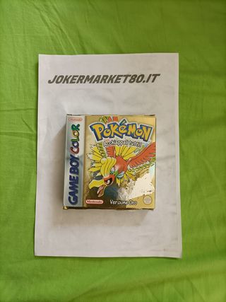 Pokemon Oro Game Boy Color ITA Originale Box