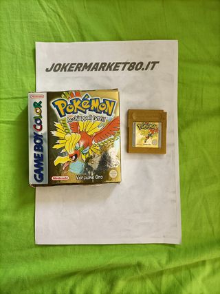 Pokemon Oro Game Boy Color ITA Originale Box