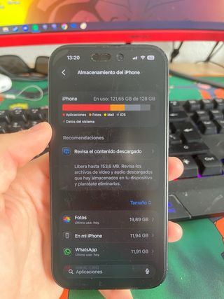 iPhone 15 128GB Negro - Batería 84%