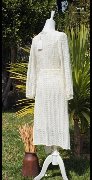 Espectacular vestido evento, madre bautizo o novia