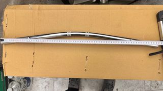 Manillar moto curvo de 22mm