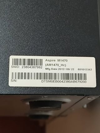 Ordenador Sobremesa Acer Aspire M