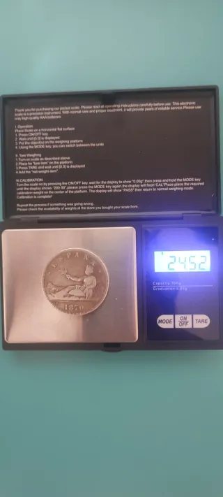 Lote de 3 monedas 5 pesetas de plata