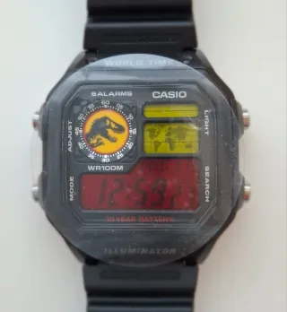 Reloj Casio Custom Inspirado en Jurassic Park