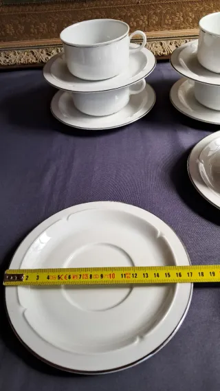 Tazas de desayuno Bidasoa porcelana