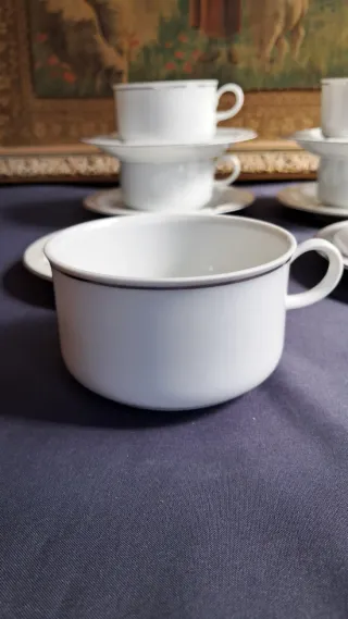 Tazas de desayuno Bidasoa porcelana