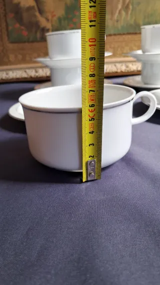 Tazas de desayuno Bidasoa porcelana