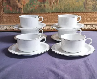 Tazas de desayuno Bidasoa porcelana