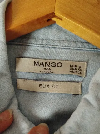 Camisa Vaquera Mango Man Talla S