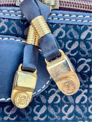 Neceser Vintage Loewe Anagram Marrón