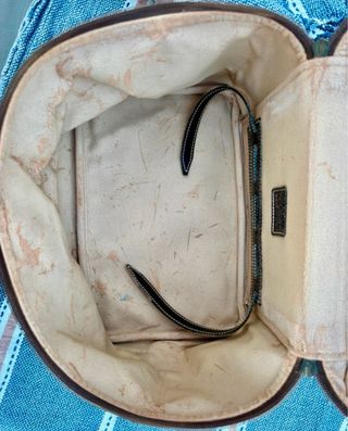 Neceser Vintage Loewe Anagram Marrón