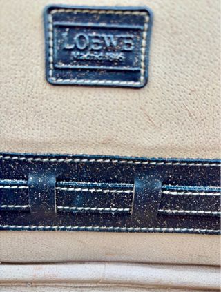 Neceser Vintage Loewe Anagram Marrón