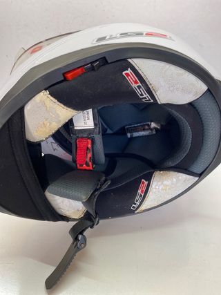 Casco Integral LS2 Blanco Talla XL