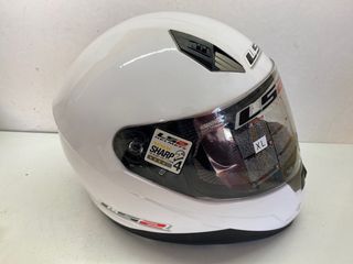 Casco Integral LS2 Blanco Talla XL