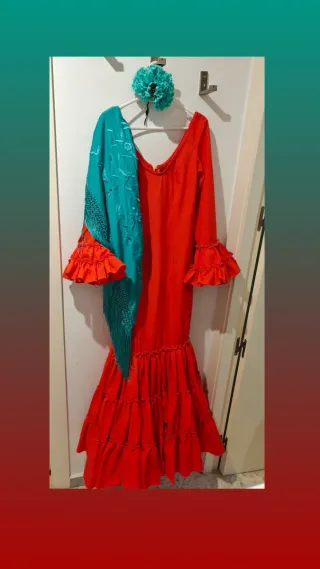 Traje de flamenca  canastero