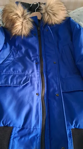 Cazadora Zara Hombre Azul