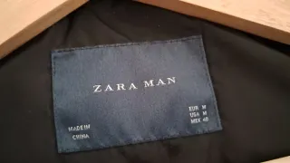 Cazadora Zara Hombre Azul