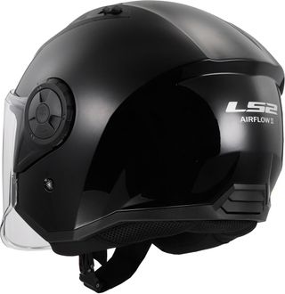 Casco Moto LS2 Open Face Negro
