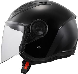 Casco Moto LS2 Open Face Negro