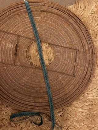 Globo lámpara Zara Home tela y metal