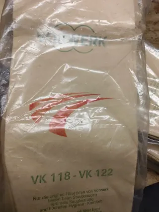 Bolsas aspiradora Vorwerk VK 118-VK 122