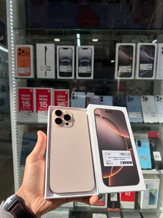 iPhone 16 Pro Max 256GB Oro 97% Batería Semi Nuevo